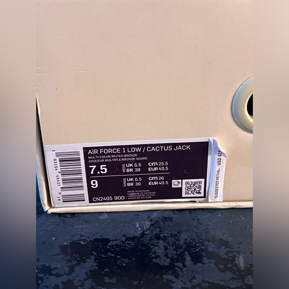 Air Force 1 Low/Cactus Jack multi color - Picture 11 of 14